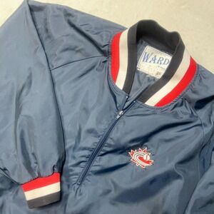 Team Canada Jacket (Retro) - World Classic of Baseball by Majestic - Men's 3XL ?